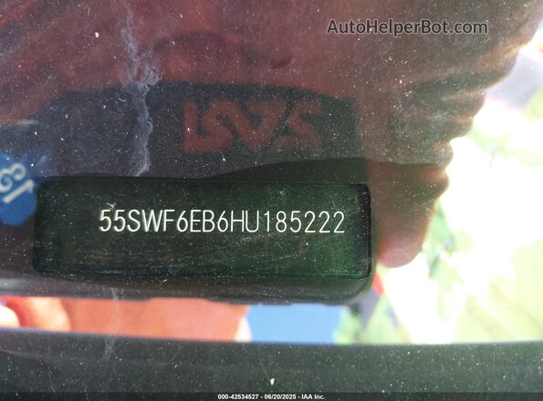 55SWF6EB6HU185222 2017 MERCEDES-BENZ AMG C 43 White Вид щитка приладів