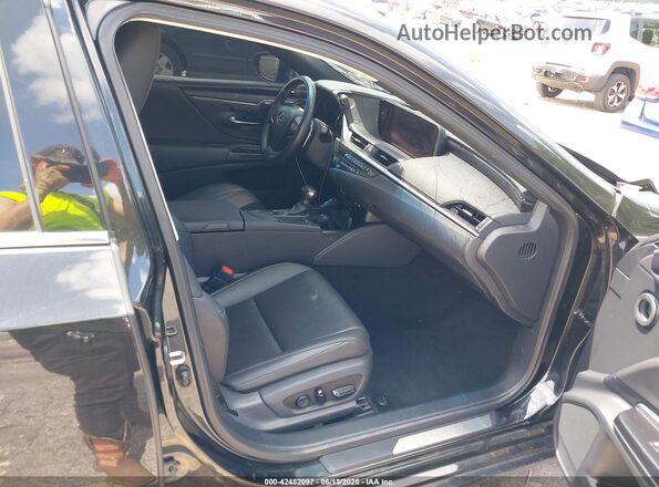 58AD21B15LU007910 2020 LEXUS ES 300H Black წინა სალონის ხედი