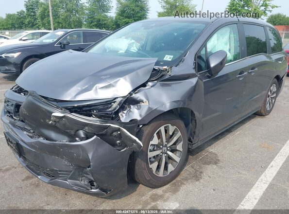 5FNRL6H61SB044586 2025 HONDA ODYSSEY Gray Передня ліва чверть