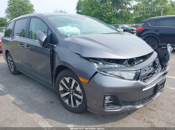 5FNRL6H61SB044586 2025 HONDA ODYSSEY Gray Передня права чверть