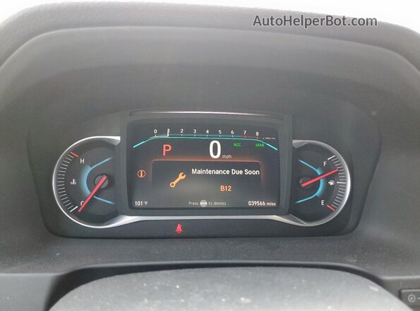5FNYF8H03MB017872 2021 HONDA PASSPORT Silver Widok zestawu wskaźników