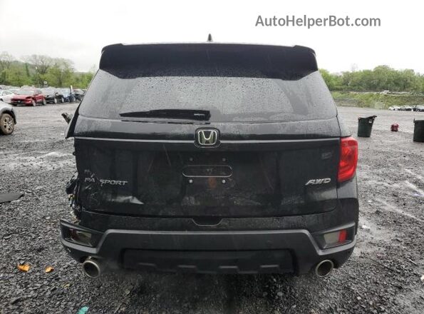 5FNYF8H55PB022183 2023 HONDA PASSPORT Black Հետևի տեսք