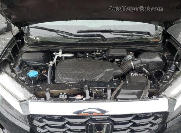 5FNYF8H55PB022183 2023 HONDA PASSPORT Black Շարժիչի բաժամունքի տեսք