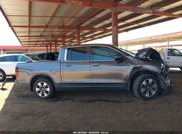 5FPYK2F53HB001854 2017 HONDA RIDGELINE Серый Вид задней части салона