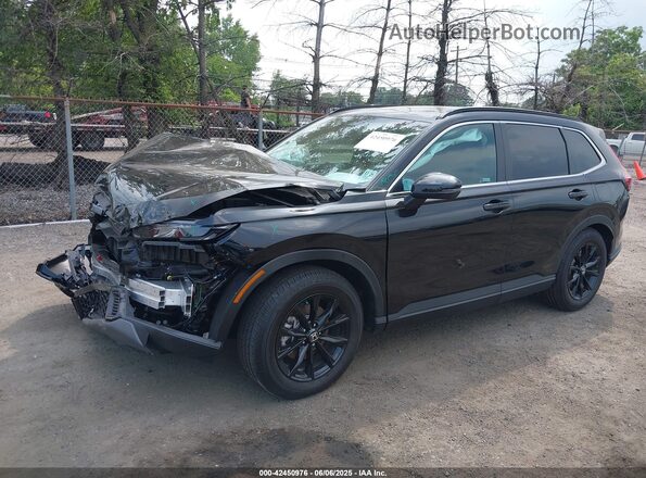 5J6RS6H84SL025901 2025 HONDA CR-V HYBRID Черный Передняя левая четверть