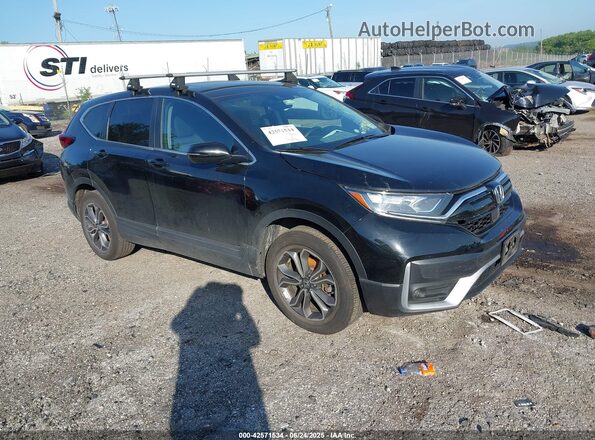 5J6RW2H56MA009698 2021 HONDA CR-V Black Передня права чверть