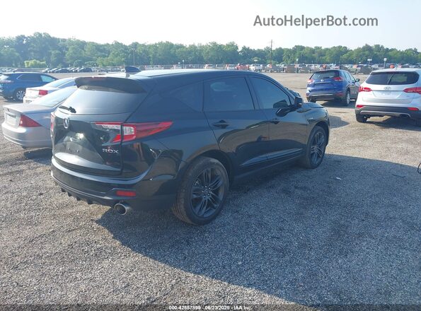 5J8TC1H61PL005883 2023 ACURA RDX Черный Задняя правая четверть