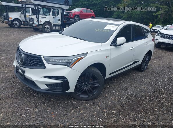 5J8TC2H60ML039279 2021 ACURA RDX Белый Передняя левая четверть