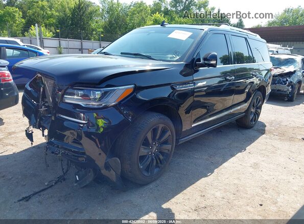 5LMJJ2LG2PEL13966 2023 LINCOLN NAVIGATOR Черный Передняя левая четверть