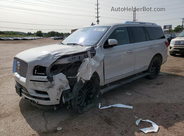 5LMJJ2LT0LEL04125 2020 LINCOLN NAVIGATOR Кремовый Передняя левая четверть
