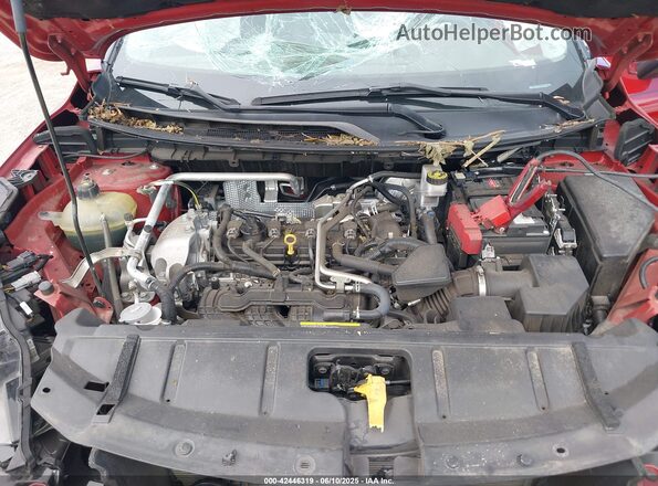5N1AT3BA1MC690635 2021 NISSAN ROGUE Красный Вид сзади