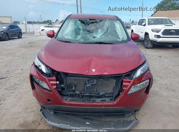 5N1AT3BA1MC690635 2021 NISSAN ROGUE Красный Вид щитка приборов