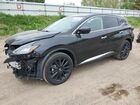 2022 Nissan Murano Sl Black vin: 5N1AZ2CS2NC108852