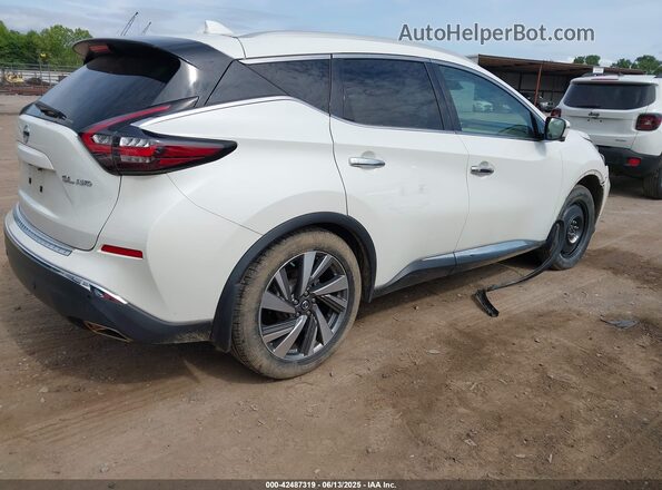 5N1AZ2MS1KN133157 2019 NISSAN MURANO Белый Задняя правая четверть