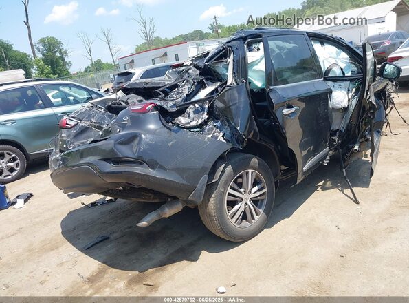 5N1DL0MM5LC549021 2020 INFINITI QX60 Черный Задняя правая четверть