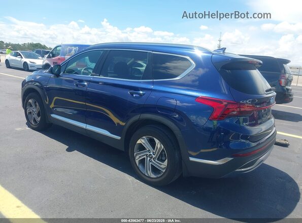 5NMS24AJ4NH388049 2022 HYUNDAI SANTA FE Blue Rear left