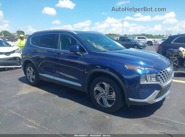 5NMS24AJ4NH388049 2022 HYUNDAI SANTA FE Blue Front right