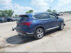 2022 Hyundai Santa Fe Sel Синий vin: 5NMS3DAJ6NH403745