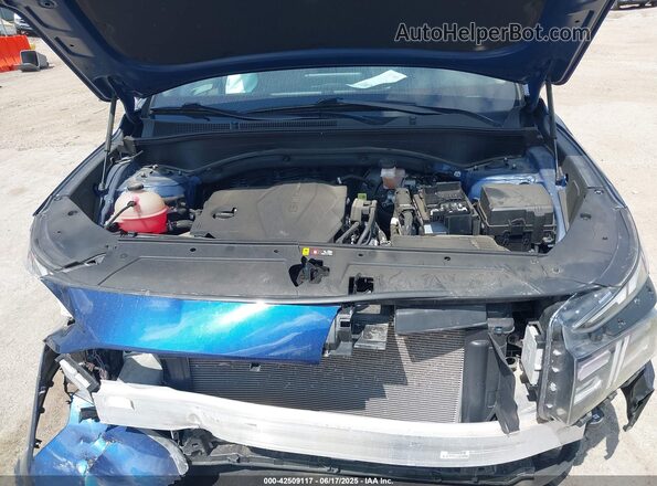 5NMS3DAJ6NH403745 2022 HYUNDAI SANTA FE Синий Вид сзади