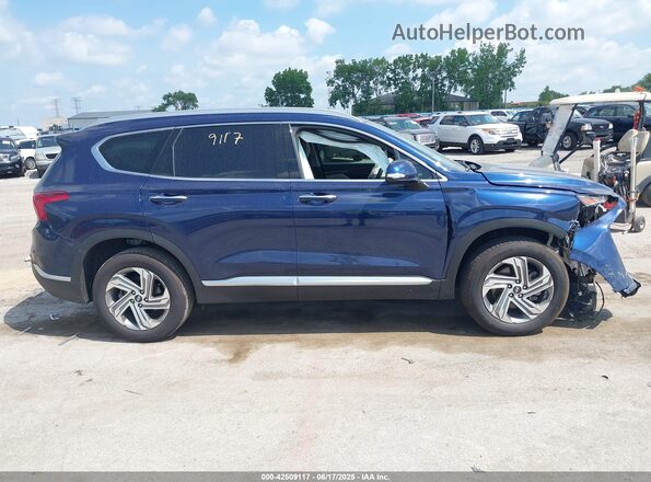 5NMS3DAJ6NH403745 2022 HYUNDAI SANTA FE Синий Панорамный вид салона 360°