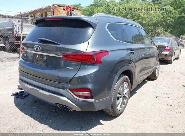 5NMS5CADXLH224393 2020 HYUNDAI SANTA FE Серый Задняя правая четверть