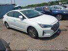 2019 Hyundai Elantra Value Edition White vin: 5NPD84LF2KH423606