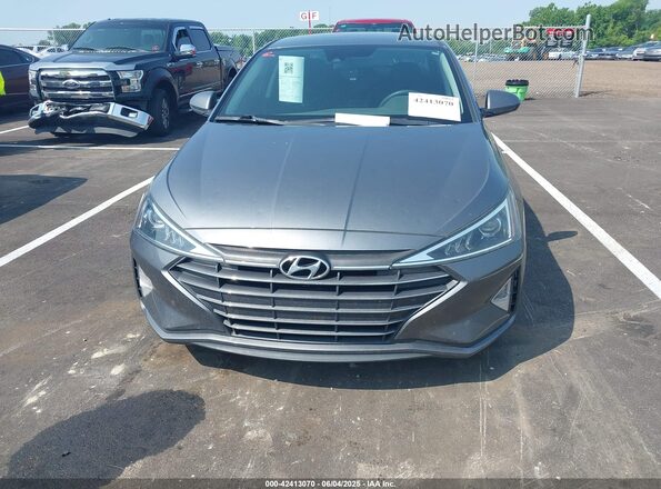 5NPD84LF9LH500909 2020 HYUNDAI ELANTRA Серый Вид щитка приборов