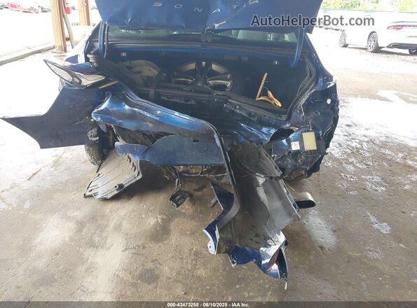 5NPE34AF5KH785404 2019 HYUNDAI SONATA Blue Դիմացի տեսք