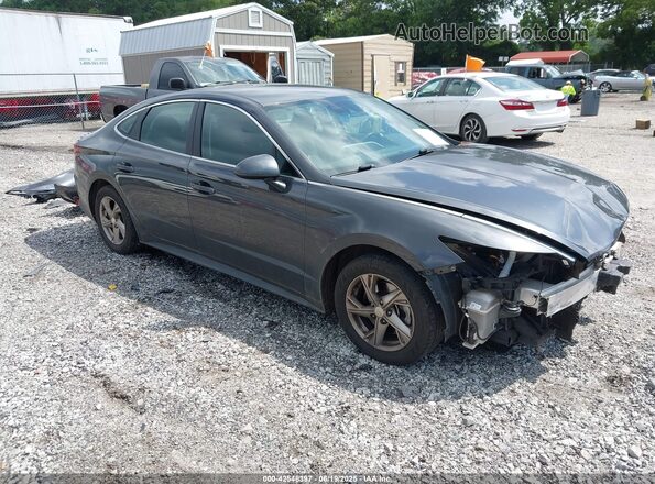 5NPEG4JA2MH124442 2021 HYUNDAI SONATA Gray Przód prawy