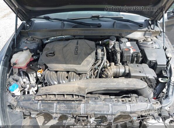 5NPEG4JA2MH124442 2021 HYUNDAI SONATA Gray Widok z tyłu