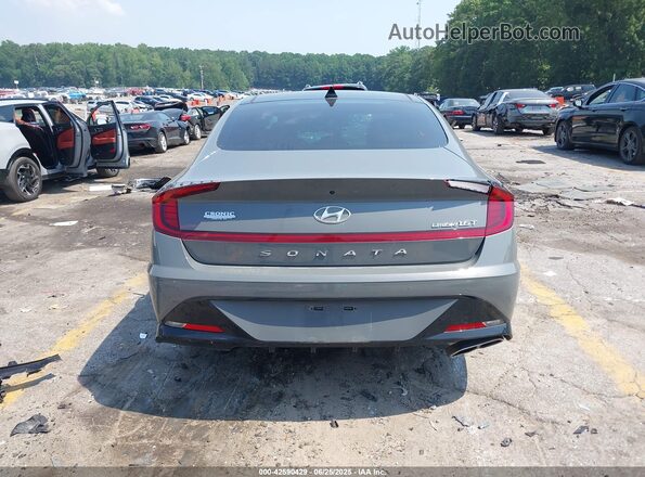 5NPEH4J24MH087786 2021 HYUNDAI SONATA Gray 