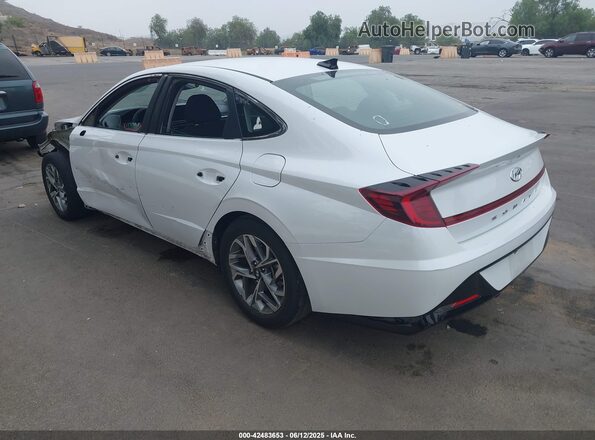 5NPEL4JA3MH092323 2021 HYUNDAI SONATA White Հետևի ձախ