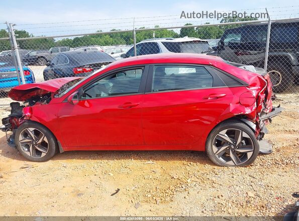 5NPLS4AG2PH111219 2023 HYUNDAI ELANTRA Красный Панорамный вид салона 360°