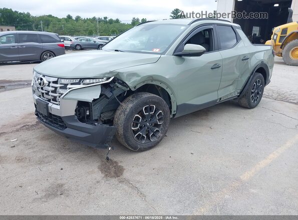 5NTJCDAE3PH041492 2023 HYUNDAI SANTA CRUZ Зеленый Передняя левая четверть