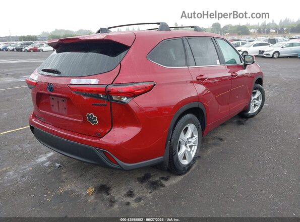 5TDBBRCH7PS565779 2023 TOYOTA LE Burgundy Rear right
