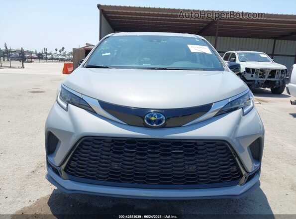 5TDDRKECXPS146290 2023 TOYOTA SIENNA Gray Вид задньої частини салону