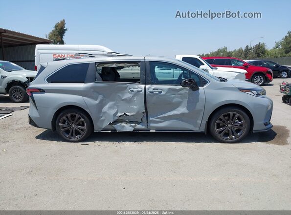 5TDDRKECXPS146290 2023 TOYOTA SIENNA Gray Панорамний вид салону 360°
