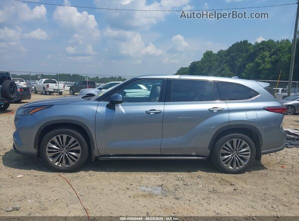 5TDFZRAH8LS028896 2020 TOYOTA HIGHLANDER Light Blue 