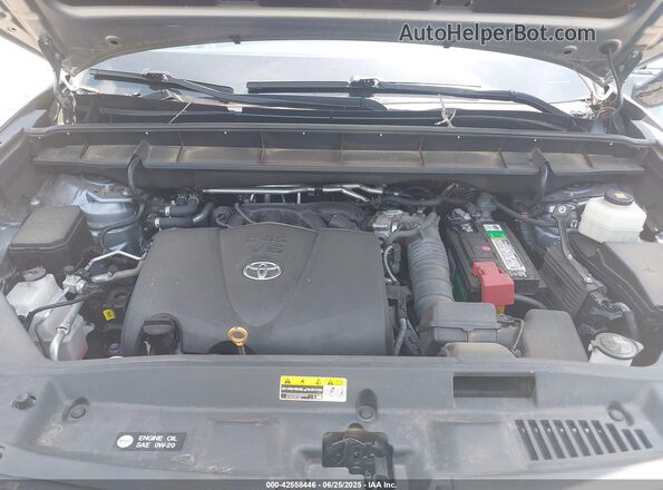 5TDFZRAH8LS028896 2020 TOYOTA HIGHLANDER Light Blue უკანა ხედი