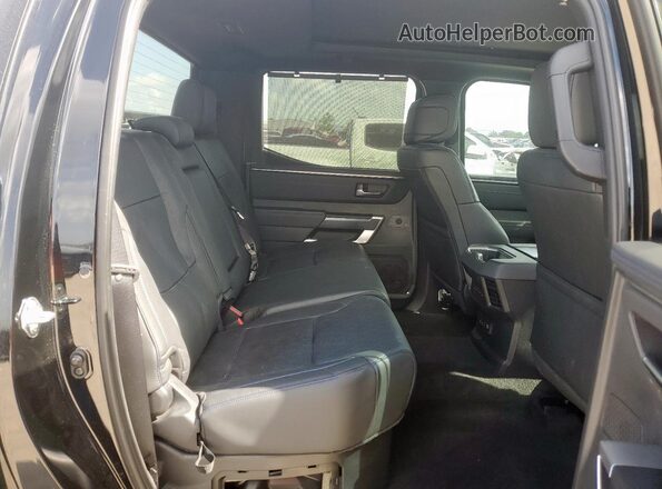 5TFNC5DB4RX083555 2024 TOYOTA TUNDRA Black Vista de los asientos traseros