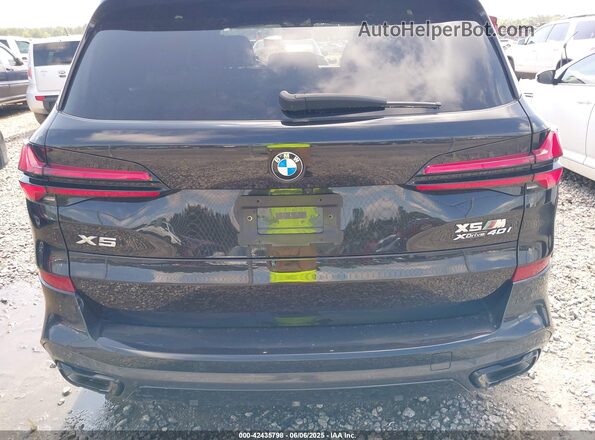 5UX23EU01R9S29298 2024 BMW X5 Black Вид спереду