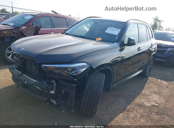 5UXCR6C01M9D92409 2021 BMW X5 Black Front left