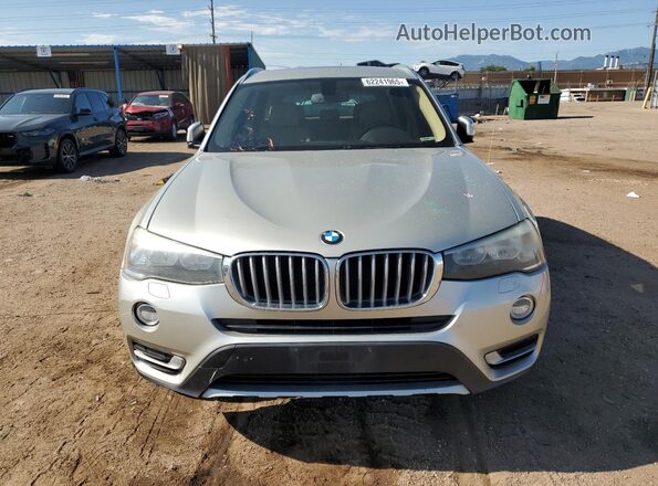 5UXWY3C5XG0N87733 2016 BMW X3 Silver Вид спереду