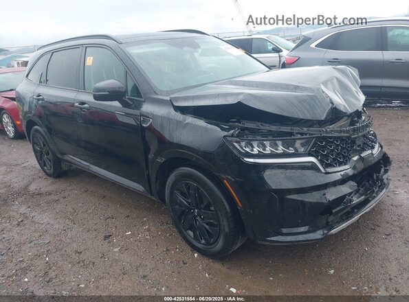 5XYRL4LC0MG008692 2021 KIA SORENTO Black Front right