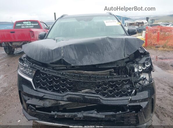 5XYRL4LC0MG008692 2021 KIA SORENTO Black Dashboard view