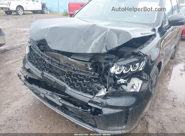 5XYRL4LC0MG008692 2021 KIA SORENTO Black Front view