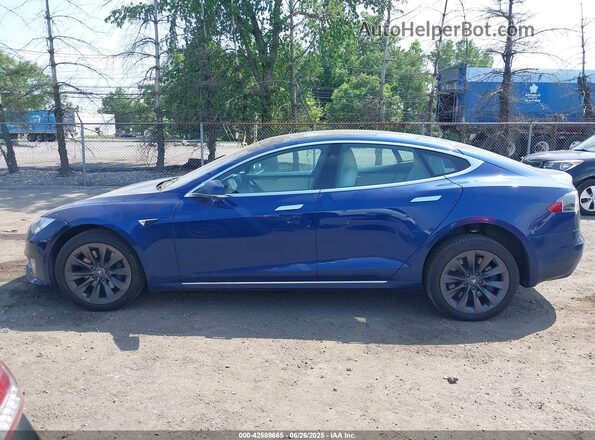 5YJSA1E28LF379857 2020 TESLA MODEL S Dark Blue Rear interior view