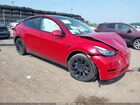2021 Tesla Model Y Long Range Dual Motor All-wheel Drive Red vin: 5YJYGDEE2MF062405
