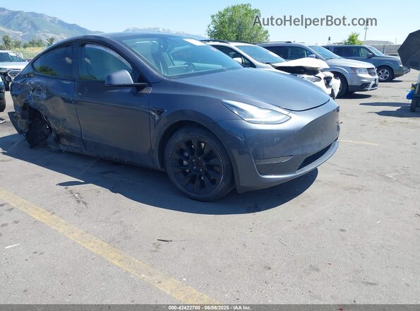 5YJYGDEF6LF000643 2020 TESLA MODEL Y Серый Передняя правая четверть