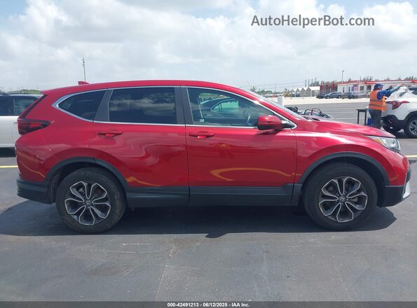 7FARW2H82ME002727 2021 HONDA CR-V Красный Вид задней части салона